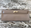 Hadley Handle Bag- Taupe Saffiano
