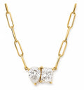 Cecilia Toi Et Moi Necklace- Gold