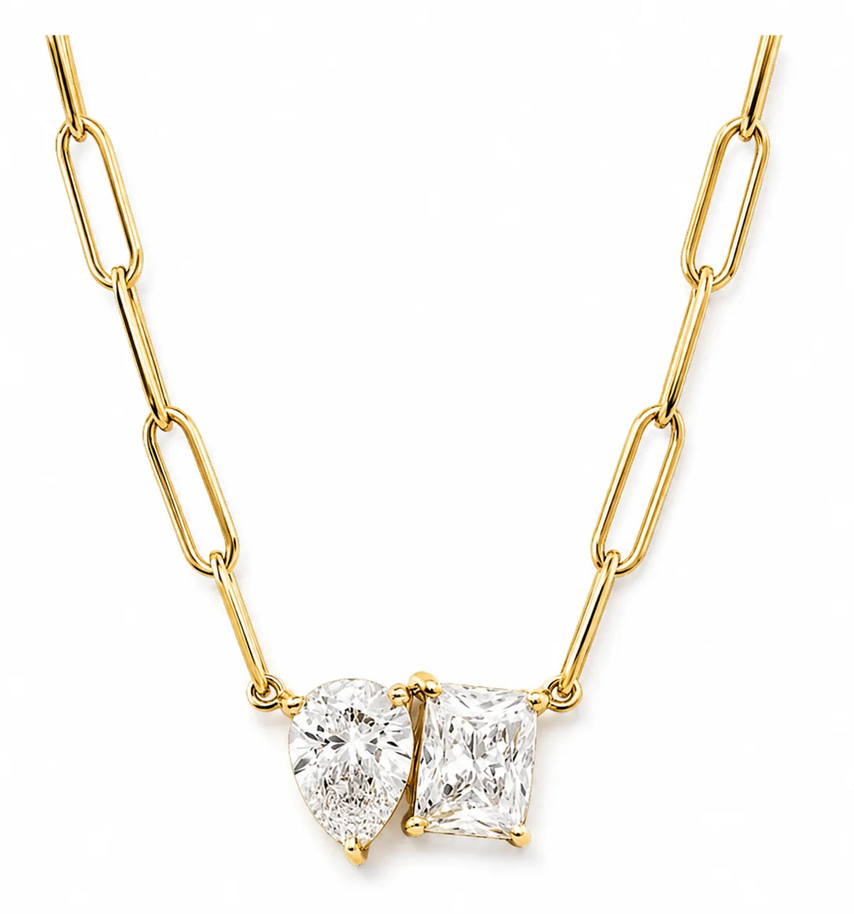 Cecilia Toi Et Moi Necklace- Gold