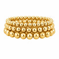Jensie Beaded Bracelet Set- Gold