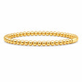 Scarlett Beaded Bangle Bracelet- Gold