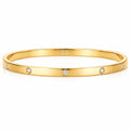 Jordyn Bangle Bracelet- Gold