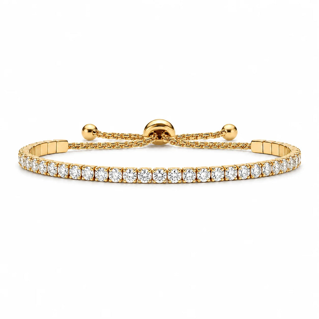 Jodie Tennis Bracelet- Gold