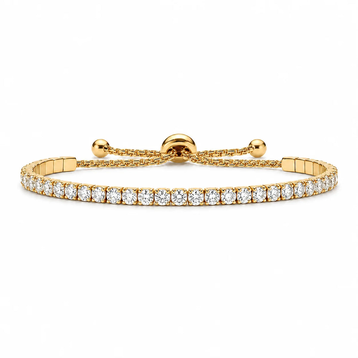 Jodie Tennis Bracelet- Gold