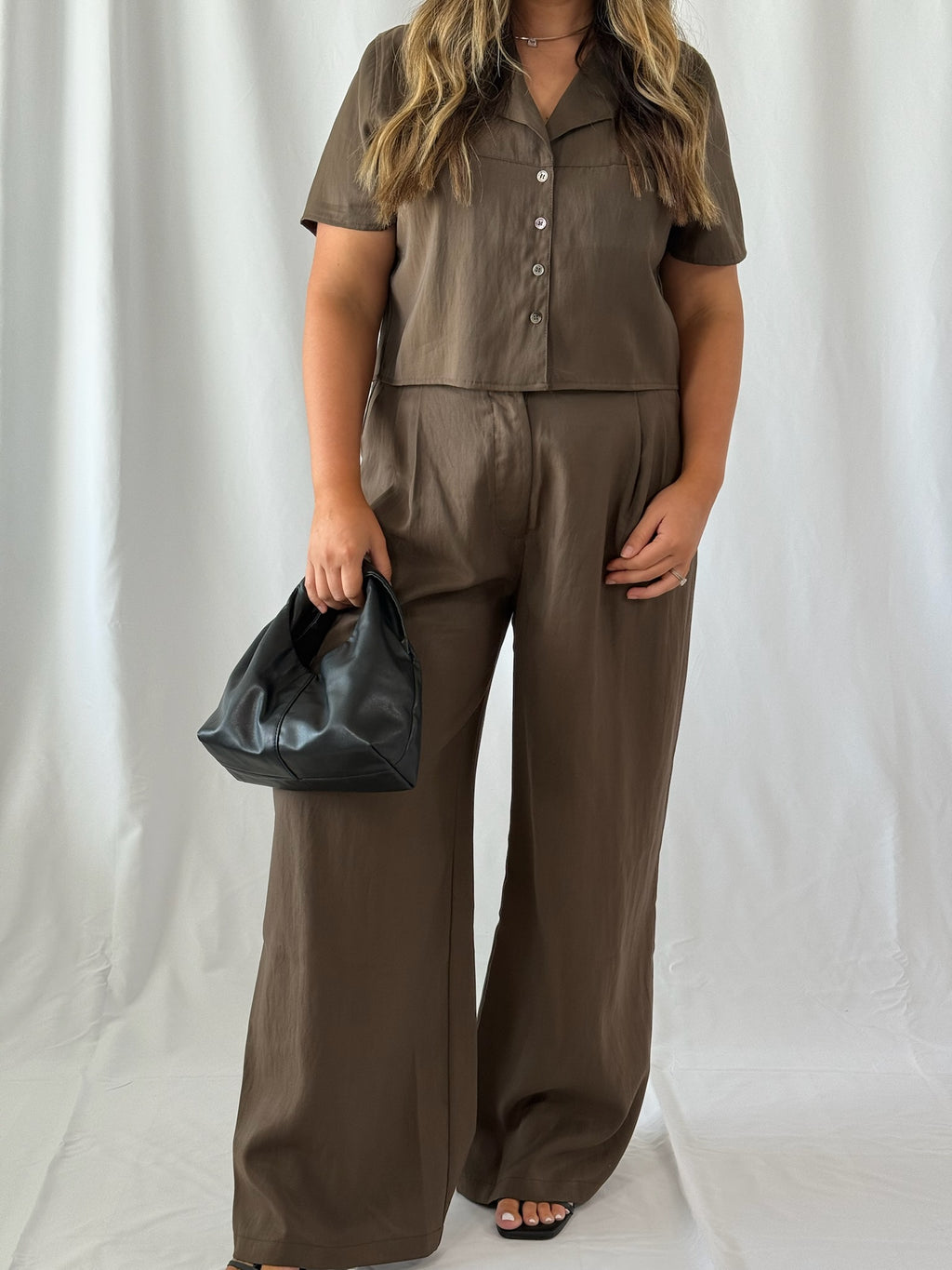 Addi Soft Rayon Trouser- Brown