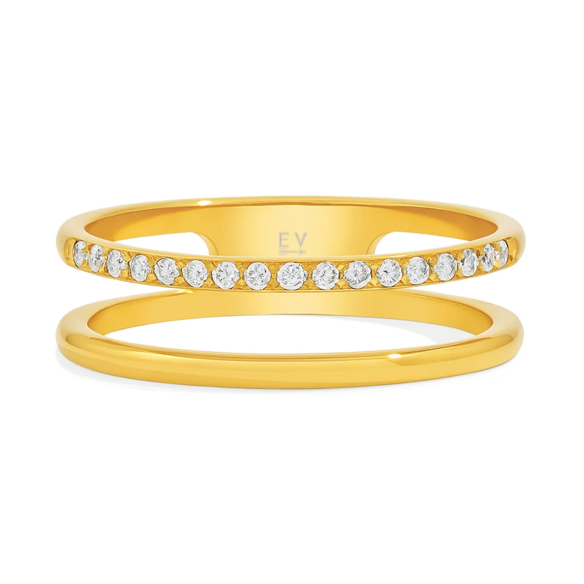 Tarryn Double Ring- Gold
