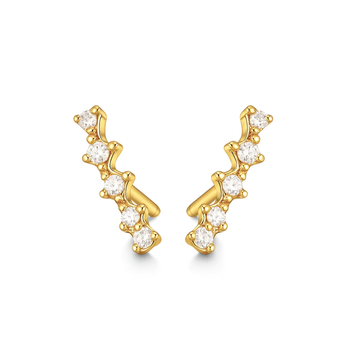 Lolita Climber Stud Earring- Gold
