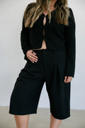 Josie Light Weight Knit Cardigan- Black