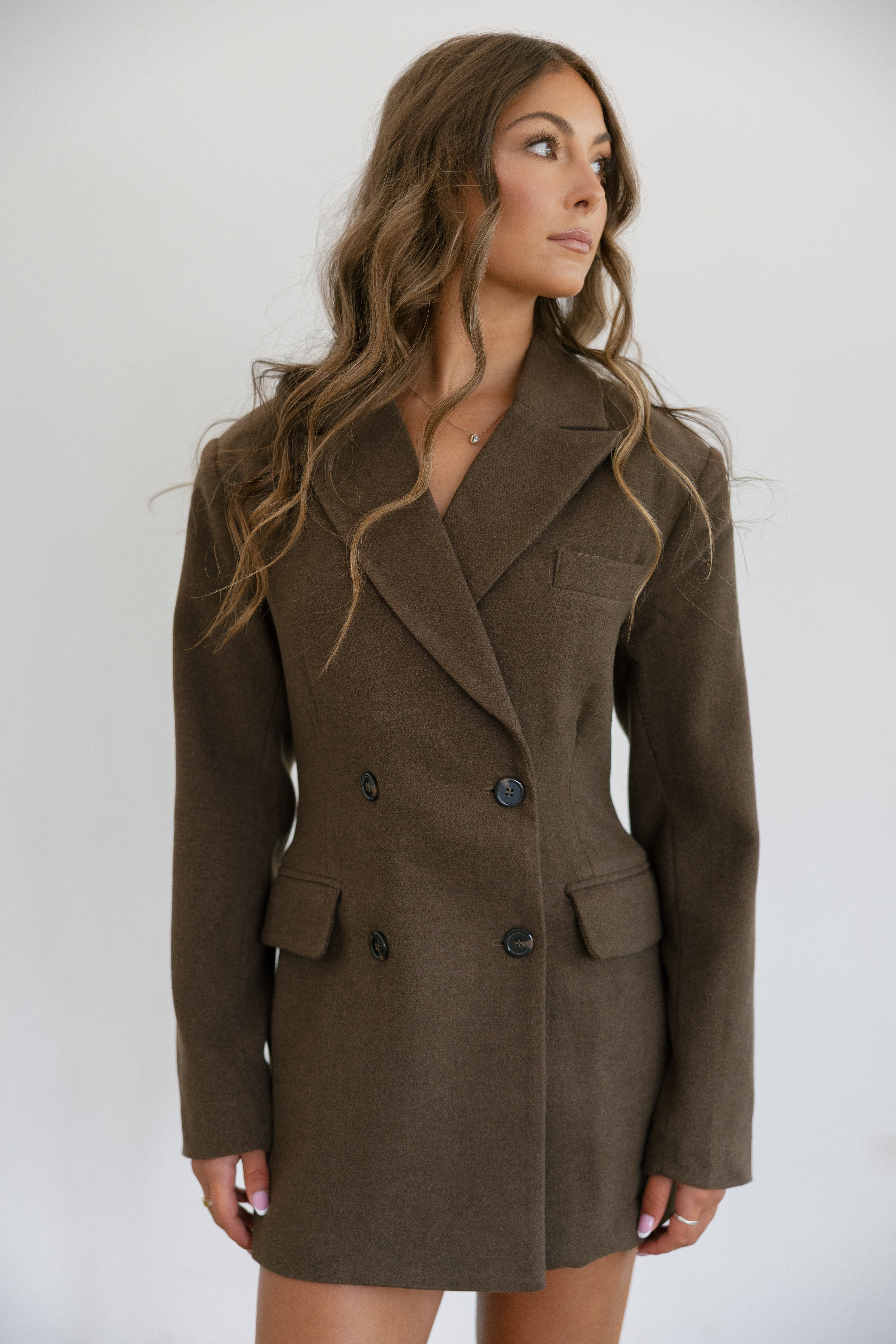 Alexandra Hourglass Blazer Mini Dress