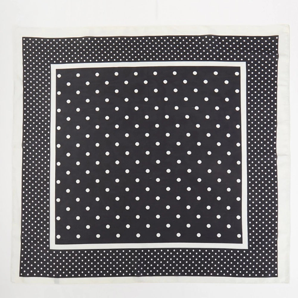 Polka Dot Theme Square Scarf