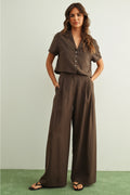 Addi Soft Rayon Trouser- Brown