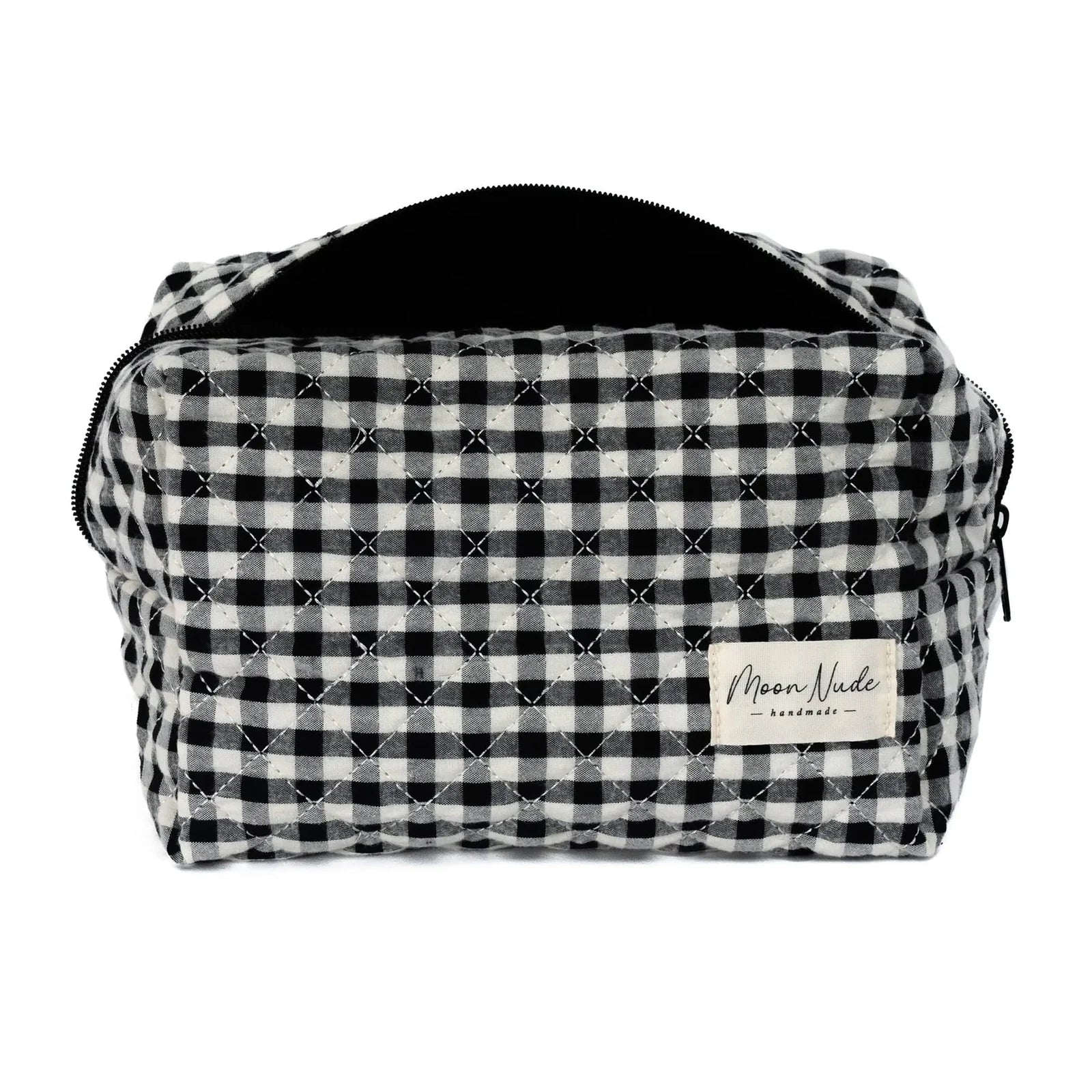 Classic Black/White Large Makeup Bag